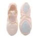NUOLUX 1 Pair of Lightweight Dancing Shoes Lace-free Yoga Shoes Sole Gym Shoes Ballet Shoes for Kids Adults Size 29