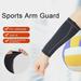 KAOU 1 Pair Volleyball Arm Guard Sleeves Sweat-absorbing Breathable Soft Nylon Sleeves Pressurized Outdoor Sports Arm Protective Gear Sports Accessories Black L