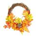 Eguiwyn Thanksgiving Day Home & Garden Wreath decorative plaque Wreath W
