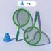 Badminton Racket Playset Badminton Shuttlecocks Badminton Birdies Tennis Rackets green