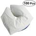 100Pcs Disposable Massage Face Cradle Cover Non-Sticking Face Rest Covers