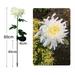 Miyuadkai Artificial Flowers Solar Led Flower Light Plug-In Outdoor Garden Light Garden Home Decor Yellow