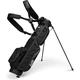 Sunday Golf Loma XL Bag - Lightweight Golf Bag with Strap and Stand â€“ Easy to Carry Pitch n Putt Golf Bag â€“ Golf Stand Bag for The Driving Range Par 3 and Executive Courses 3.4 pounds (Matte Black)