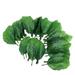 100Pcs Artificial Plant Leaves Artificial Plants Fake Leaves Home Decoration Indoor Plants Flower Arrangement Accessories - Light Green Sunflower Leaves (S)