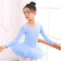 Toddler Girls Sale Ballet Dresses Leotards with Skirt Dance Dress Ballerina Tutu Outfit Baby Girls Children s One-piece Summer Training Dance Performance Clothes qILAKOG Size 4-5 Years