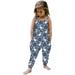 Toddler Girls Kids Baby Jumpsuit 1 Piece Floral Cartoon Easter Bunny Playsuit Strap Romper Summer Outfits Clothes