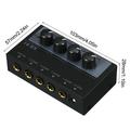 Andoer Ultra Low Noise 4 Channel Mixer 4 Input 1 Output DC 5V Portable Audio Mixer Microphone Guitar Bass Keyboard Mixers for Bar Stage Studio