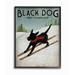 Stupell Industries Black Dog Ski Company Winter Sports Pet Sign Designed by Ryan Fowler