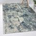 Luxe Weavers Modern Abstract Gray 5x7 Area Rug Contemporary Stain Resistant Carpet