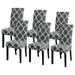 IROOM Chair Covers for Dining Room Set of 4 Dining Chair Slipcover Jacquard Stretchable for Kitchen Ceremony Universal Size