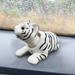 Car Dashboard Decoration Car Dashboard Decor Cute Sculpture Creative Home Decoration Accessories Car Decoration for Automobile Decor White Tiger