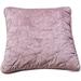 Tache Euro Sham Purple Mauve Velvet European Pillow Cover - Luxury Velveteen Dreams Super Soft Plush Tufted 26 X 26 Euro Sham 1 Piece