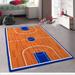 Basketball Print Court Sport Area Rug Rugs For Living Room Bedroom (3 Feet X 5 Feet)