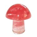 VOSS Agatess Semi Preciouss Mini Small Mushroom Shape Natural Gem Polished Love Gem Rose Quartz Amethyst Flower Pot Fish Tank Decorative Stone