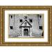 Texas Picture Archive 32x23 Gold Ornate Wood Framed with Double Matting Museum Art Print Titled - Mission Espada-San Antonio-Texas