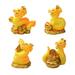COOLL Mini Dragon Figurine Dragon Ornament Set 4pcs 2024 Chinese New Year Dragon Figurines for Home Decoration