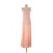 Flynn Skye Casual Dress - A-Line Plunge Sleeveless: Pink Dresses - Women's Size X-Small