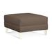 Braxton Culler Alexa 30" Wide Square Standard Ottoman Polyester in Brown | 19 H x 30 W x 30 D in | Wayfair 768-009/0321-83/ANTIQUEFROSTWHITE