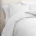 GAIAM Relax Garment Washed Ribbed 3pc Comforter Set Polyester/Polyfill/Cotton Percale in White | King | Wayfair 840380904648