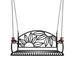 Red Barrel Studio® Protentis 2 Person Porch Swing Metal in Black | 25.5 H x 47.5 W x 20.75 D in | Wayfair 187886B8913C4008940265A09125545A