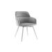 Corrigan Studio® Kyriana Velvet Arm Chair Upholstered/Velvet in Gray | 33 H x 22 W x 17.5 D in | Wayfair 49CBF9A960CC4B66BB44C4F1F01BF212