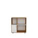 East Urban Home Fakhri 39.4" W Manufactured Wood Shelving Unit Wood in White | 39.4 H x 39.4 W x 13.8 D in | Wayfair