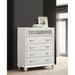 Alcott Hill® Sedgemoor 5 Drawer 35.1" W Chest in White Wood in Brown/White | 50 H x 35.1 W x 16.9 D in | Wayfair 67A7285D5FE2450B82FFD92460EED677