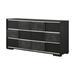 Latitude Run® Galija 6 Drawer 62.6" W Dresser in Black Wood in Black/Brown | 34 H x 62.6 W x 18.15 D in | Wayfair 008A29D8835248E8B540153CF22DFFD3