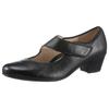 Spangenpumps ARA "CATANIA", Damen, Gr. 9 (43), schwarz, Glattleder, elegant, Schuhe, mit Klettriemchen