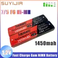 Batterie Nimh 7/5F6 67F6 1.2 mAh 1450 V Cellule F6 pour Panasonic et Sony MD Lecteur de Cassette
