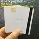 Puce J31-72 non fondue avec 3 Tack HiCo Magstripe Contact JAVA carte JCOP Compatible avec J2A040 40
