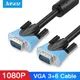 Jasoz VGA Cable VGA Male to Male Cable 1080P 3m Cabo 15 Pin Cord Wire Braided Shielding for Computer