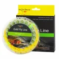 Angler Dream Fishing Tools Gold Floating Fly Line WF2F 3F 4F 5F 6F 7F 8F 9F 100FT Fly Fishing Line