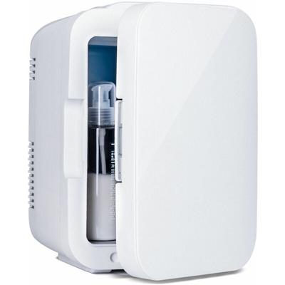 Puluomis Mini Kühlschrank 4L, 2 in 1 Warm- und Kühlbox tragbar 12V/220V /230V weiß - Weiß