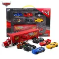 Autos Set Disney Pixar Auto 3 Blitz McQueen Jackson Sturm Mack Onkel LKW 1:64 Druckguss Metall Auto