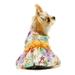 Fitwarm Flower Dog Dress for Pet Clothes Birthday Party Doggie Sundress Puppy Lace Clothes Yellow XXS