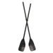 NUOLUX 1 Pair Foldable Kayak Paddle Portable Plastic Boat Paddle Afloat Float Boat Oars Canoe Rafting Detachable Paddle