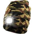 Babibeauty LED Hat Headlamp Rechargeable Flashlights Beanie Hat with Light Warm Winter Knitted Cap Light Hunting Unique Christmas Gifts Camping Fishing Gifts for Men Dad Papa Men Boyfriend(Camo Green)