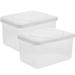 NUOLUX 2pcs Wipe Dispenser Reusable Wet Wipe Container Nursery Baby Wipe Holders