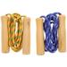 2 PCS 2.5 Meters Children Sports Skipping Rope Jump Rope with Wood Handle Early Education Toy Children Kid Fitness Equipment for Training Practice Jump (Random Color)