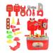 NUOLUX 22pcs Children s Play House Toolbox Toy Portable Toolbox Set Pretend Play Repair Tools Kit Disassembly Repair and Maintenance Tools