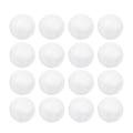 NUOLUX 36pcs 6.3CM White Ball Children DIY Craft Material Funny Round Ball Christmas Ornament Layout Decorative Props Gifts