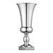 Metal Iron Decoration Vase Large Festive Props Road Lead Desktop Center Creative Vase for Wedding Table Home (Silver)