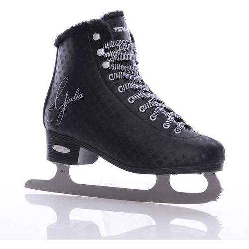 TEMPISH Herren Eishockeyschuhe Kunstlaufschlittschuh GIULIA BLACK PLUS – Sr., Größe 42 in schwarz