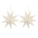 2pcs Star Lantern Lampshades Decorative Paper Lampshade Light Cover for Christmas