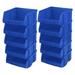 Storage Bins Garage Organizer Tool Plastic Containers Stackable Rack Stacking Hanging Small Parts Box Workshop Container