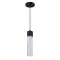 Kendal Lighting Ice Age 4 Inch LED Mini Pendant - PF316-BLK