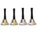 Bell Hand Handheld Classroom Loud Game Bells Vintage Desk Reception Service Shaking Dinner Rattle Baby School Metal