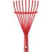 NUOLUX High-carbon Steel Rake Leaf Rake Fallen Leaves Rake Garden Lawn And Yard Metal Rake