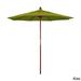 Havenside Home Port Lavaca 7.5ft Round Wood Umbrella by Base Not Included Kiwi